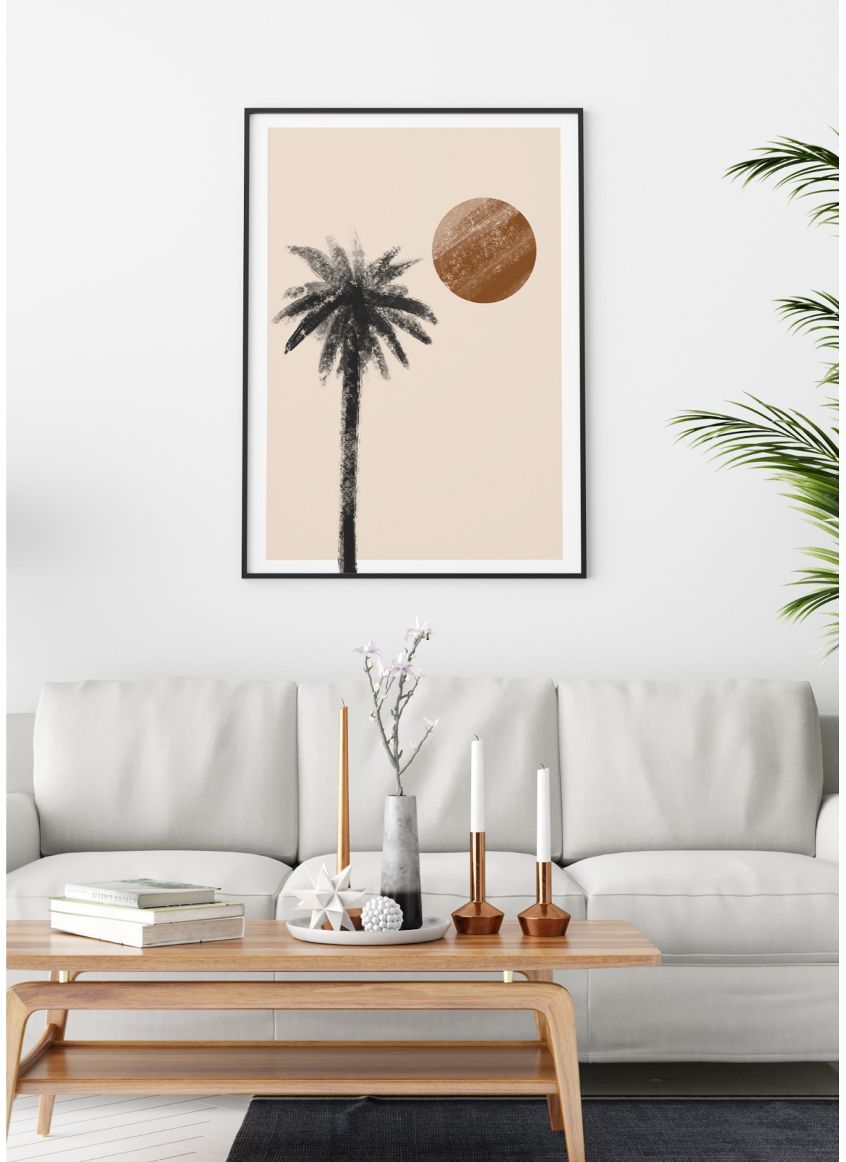 Affiche Abstract Palmier 1