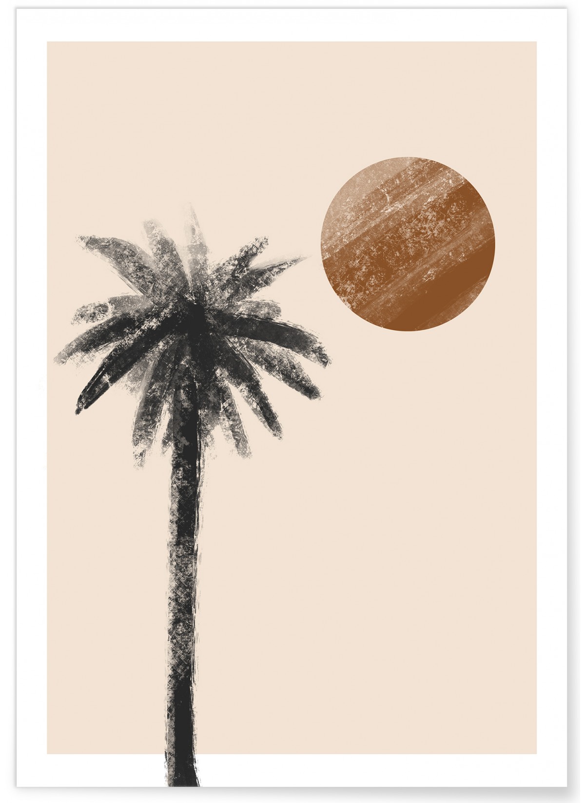 Affiche Abstract Palmier 1