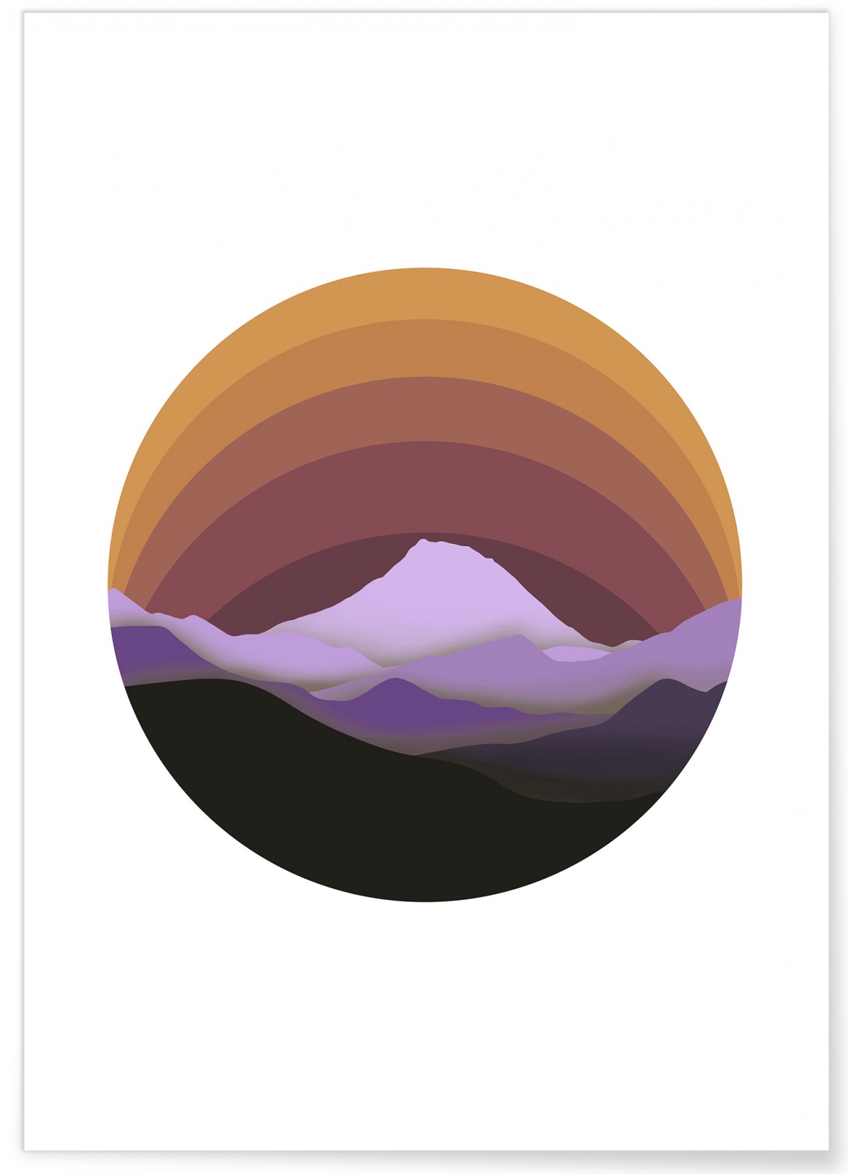 Affiche Landscape Circle