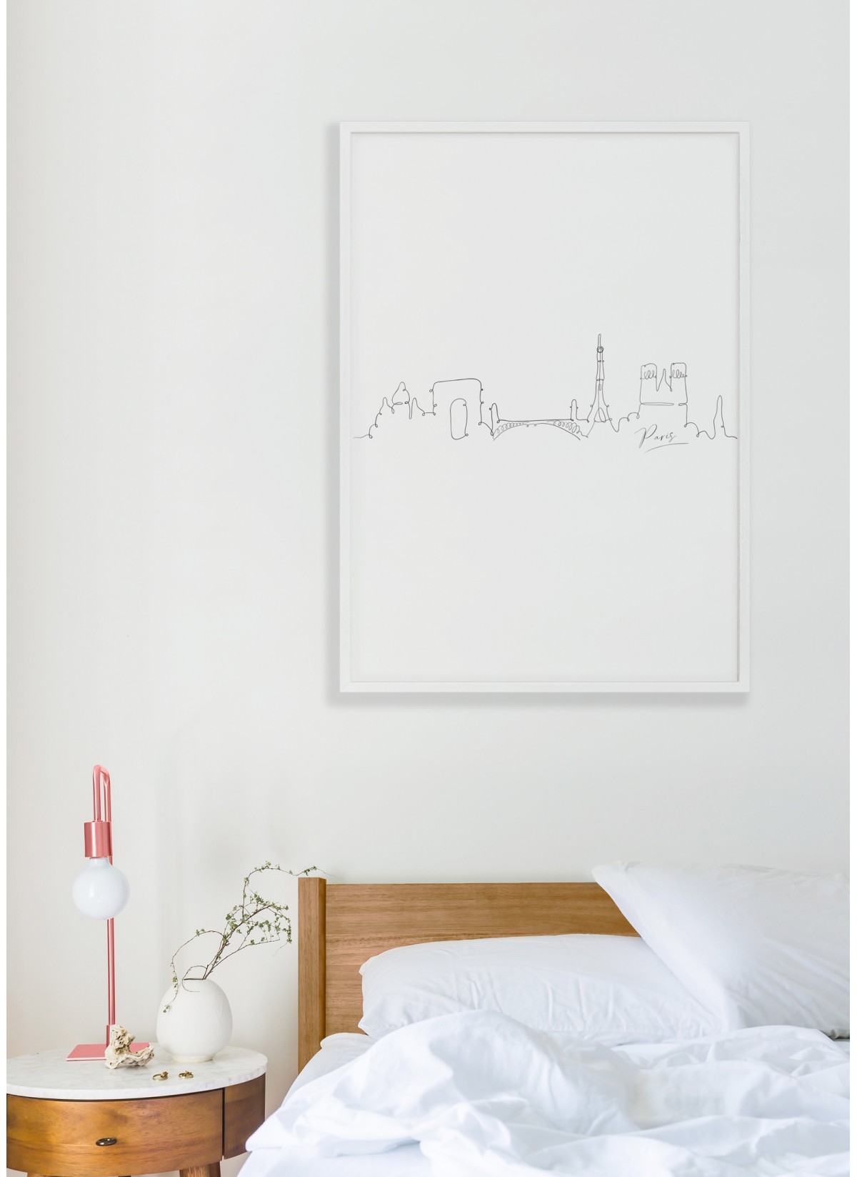 Affiche Line Art Paris