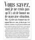 Affiche "Vous savez..."