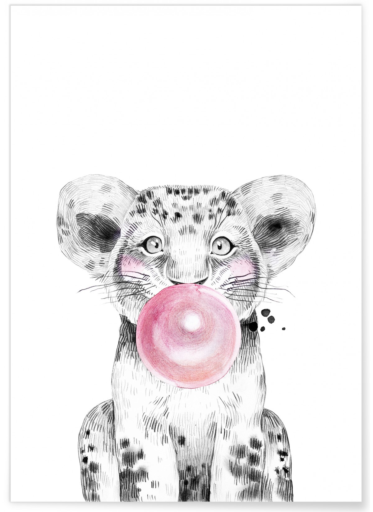 Poster Bulle de Lionceau