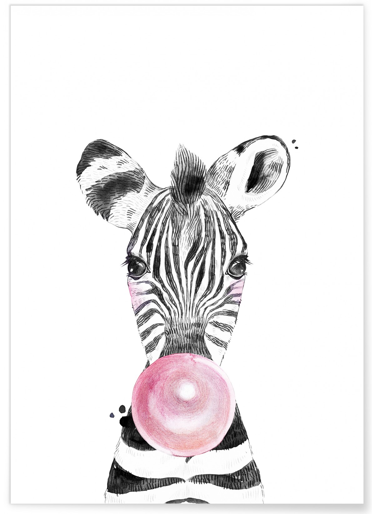 Poster Bulle de Zèbre