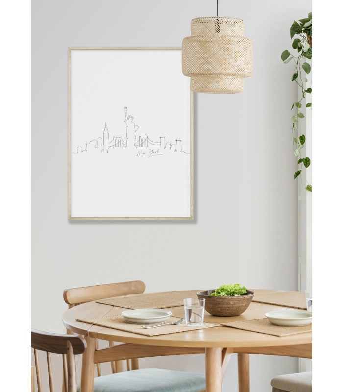 Affiche Line Art New York