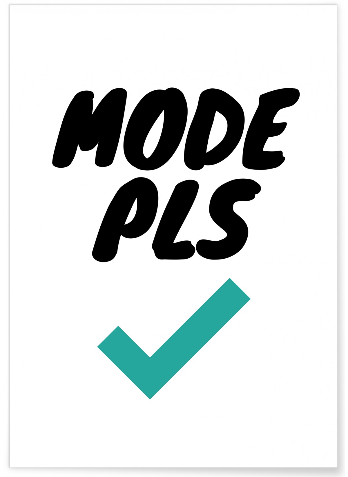 Affiche Mode PLS