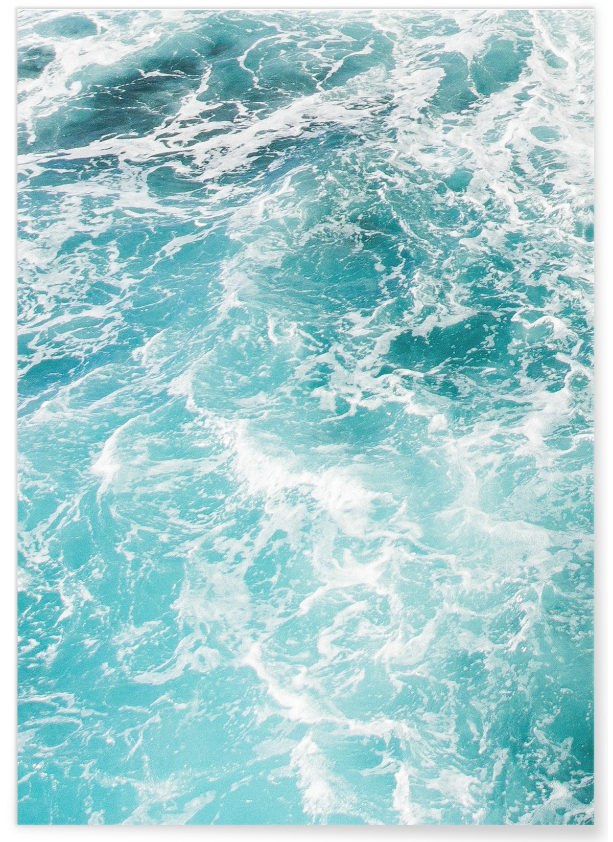 Affiche Nature mer et vagues