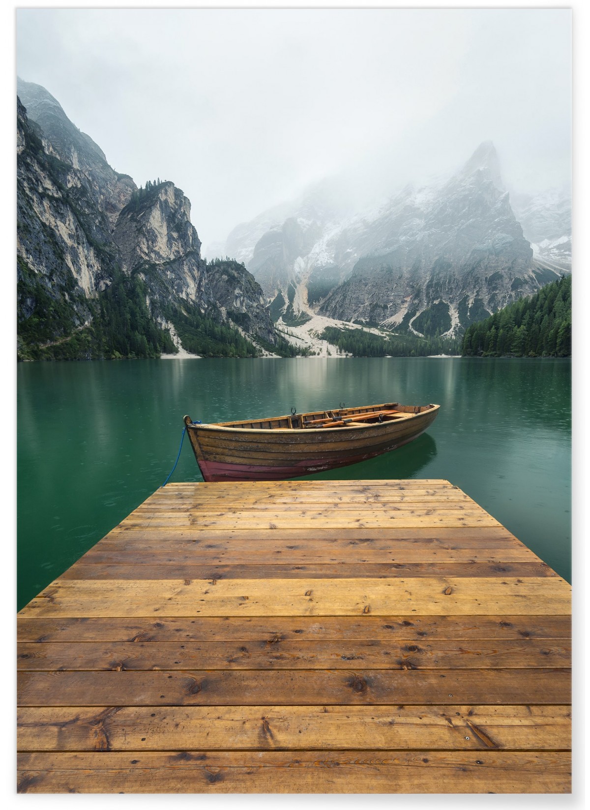 Poster Nature paysage montagnes