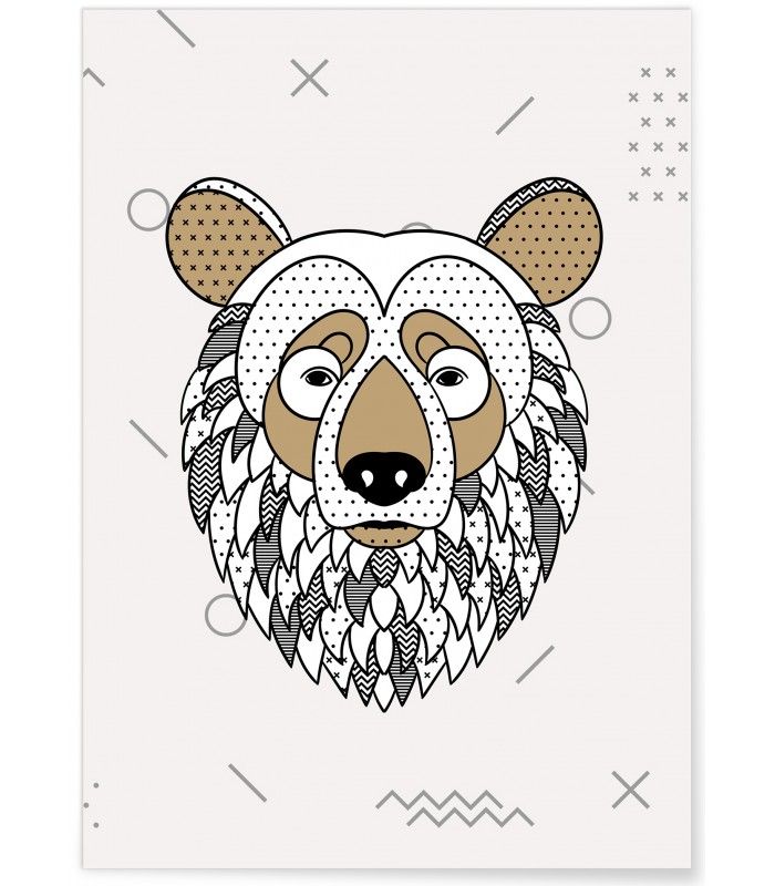 Affiche Ours scandinave