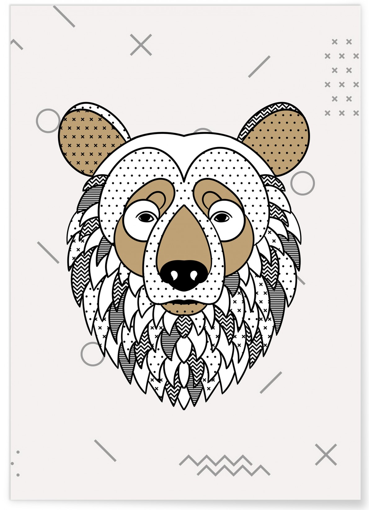 Affiche Ours scandinave