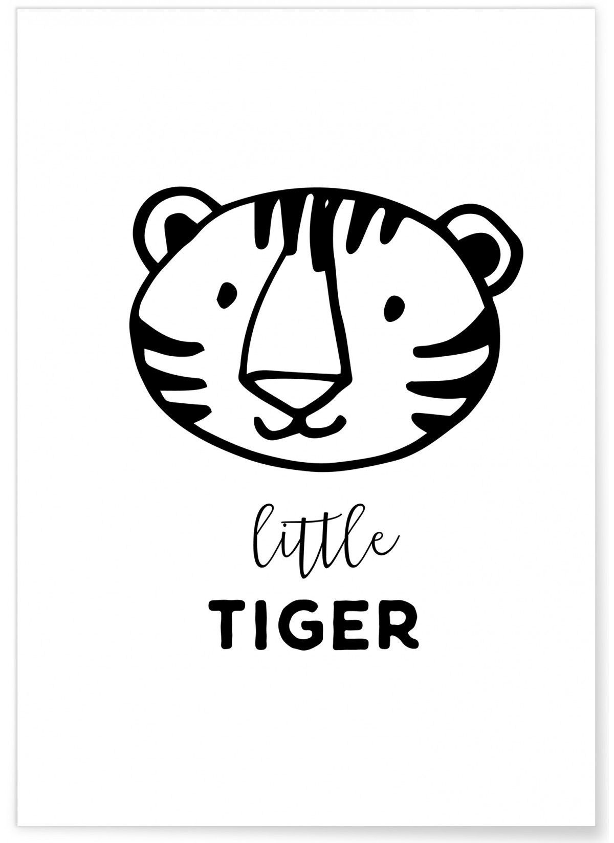 Affiche Petit tigre