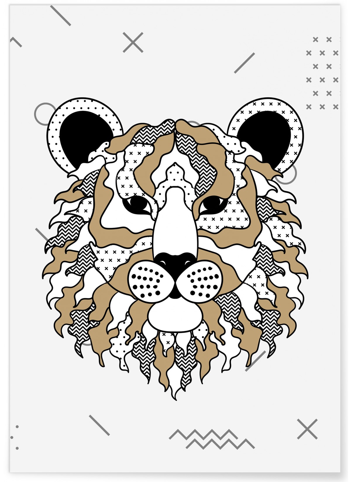 Affiche Tigre scandinave