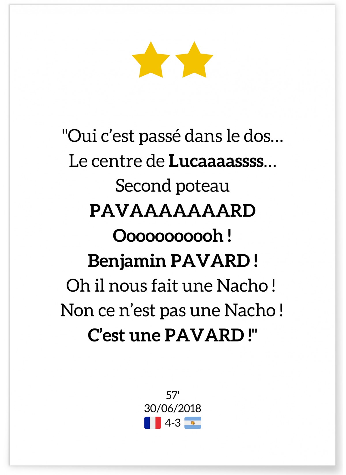 Affiche Pavaaaarrrdddd