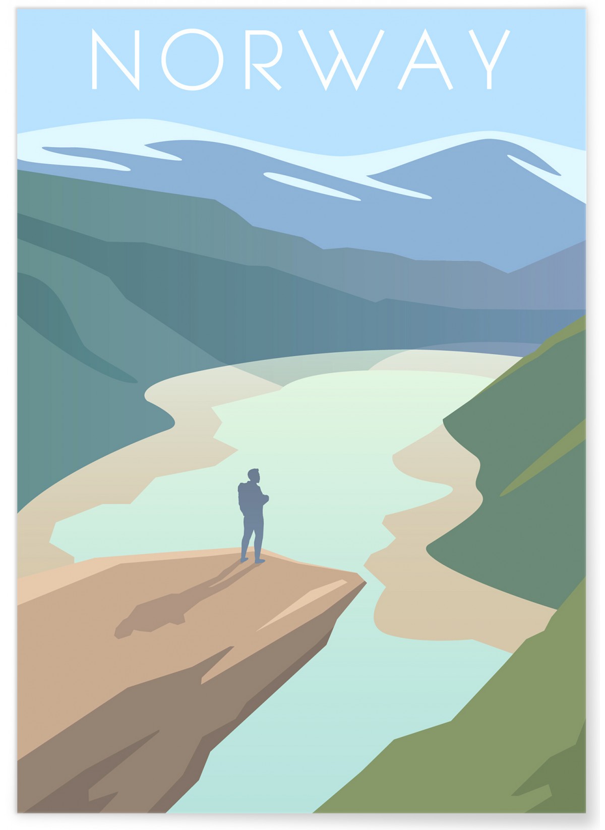 Affiche Norvège