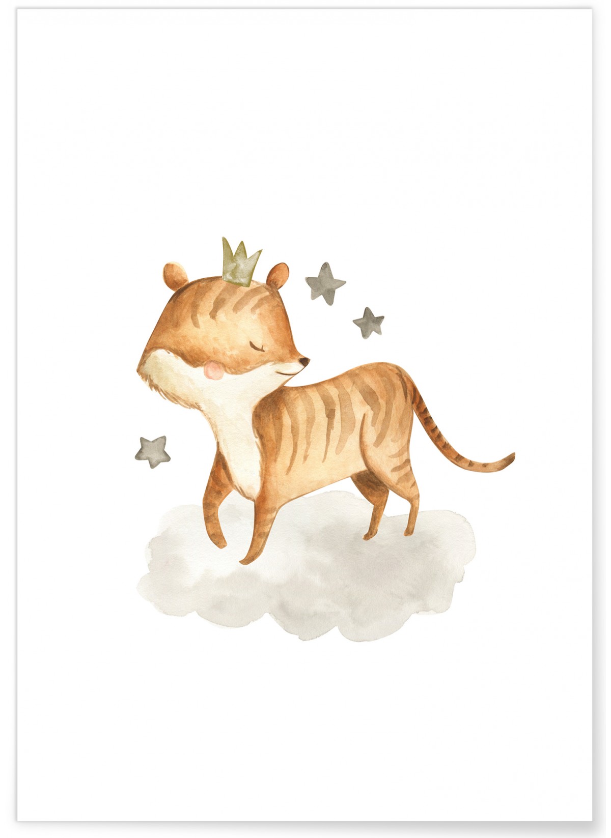 Poster Bébé Renard