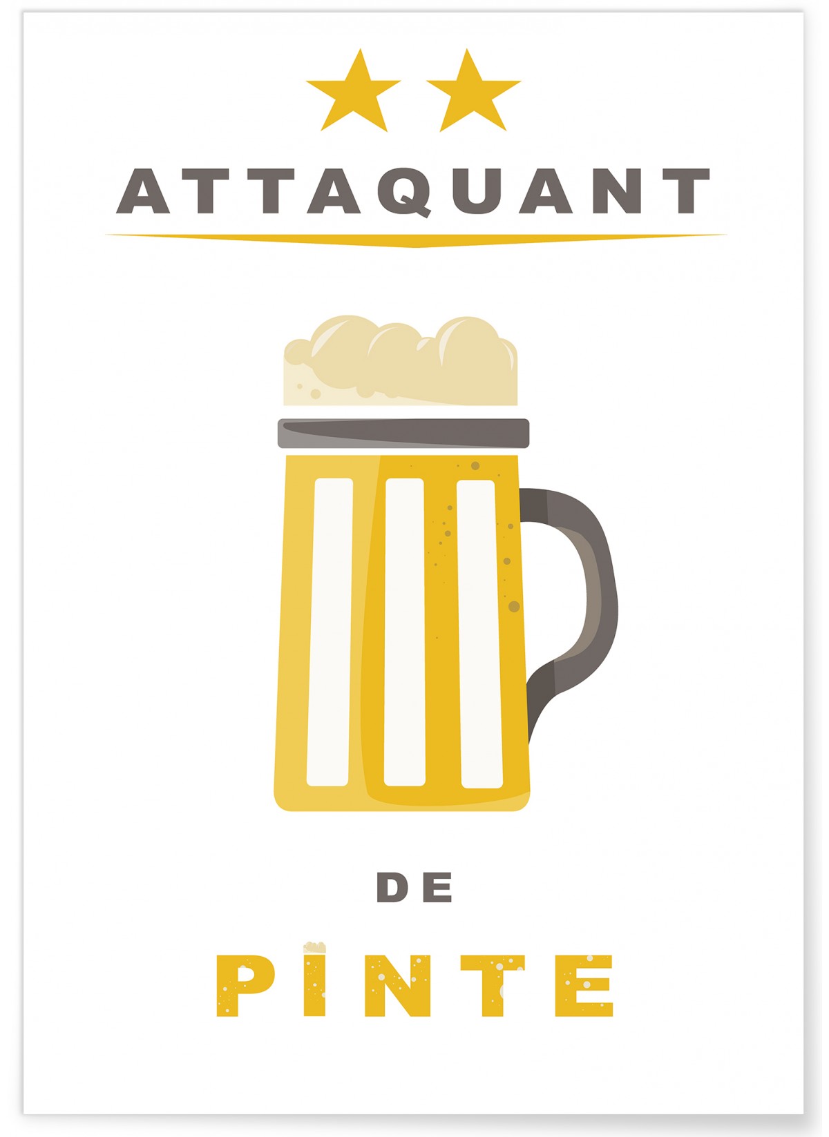 Affiche Attaquant de Pinte