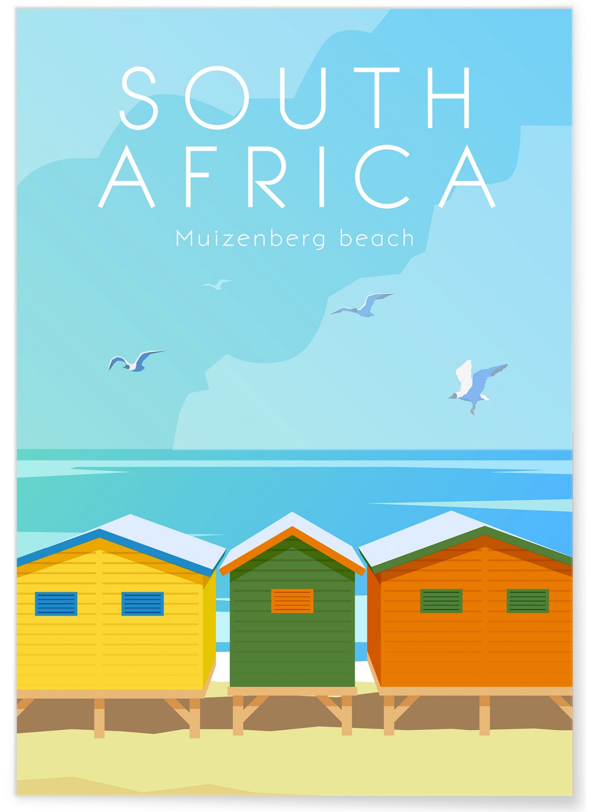 Affiche Afrique du Sud