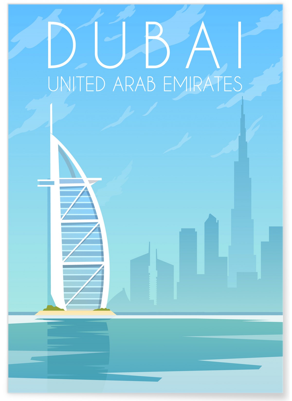Affiche Dubaï