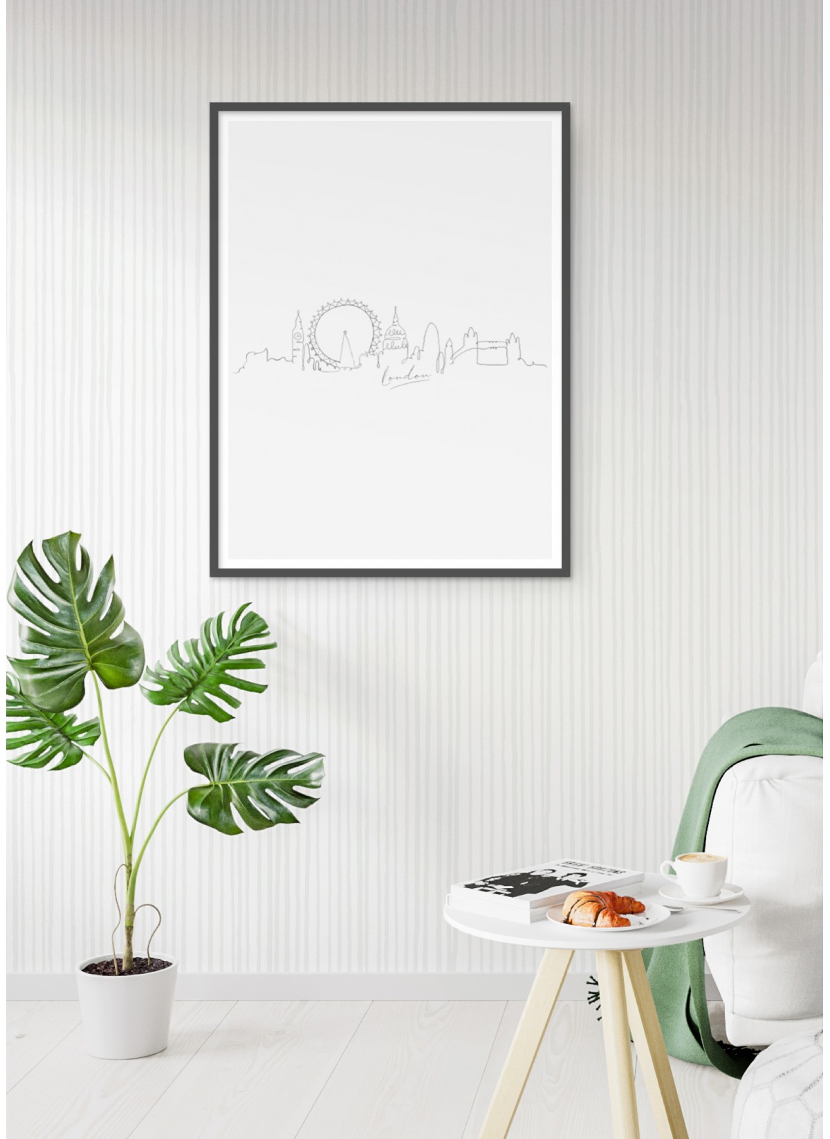Affiche Line Art Londres