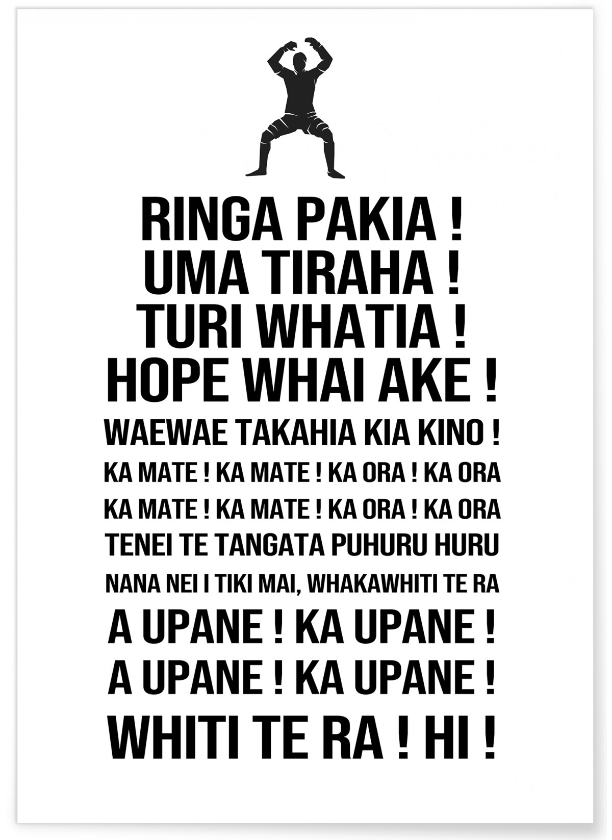 Affiche Haka