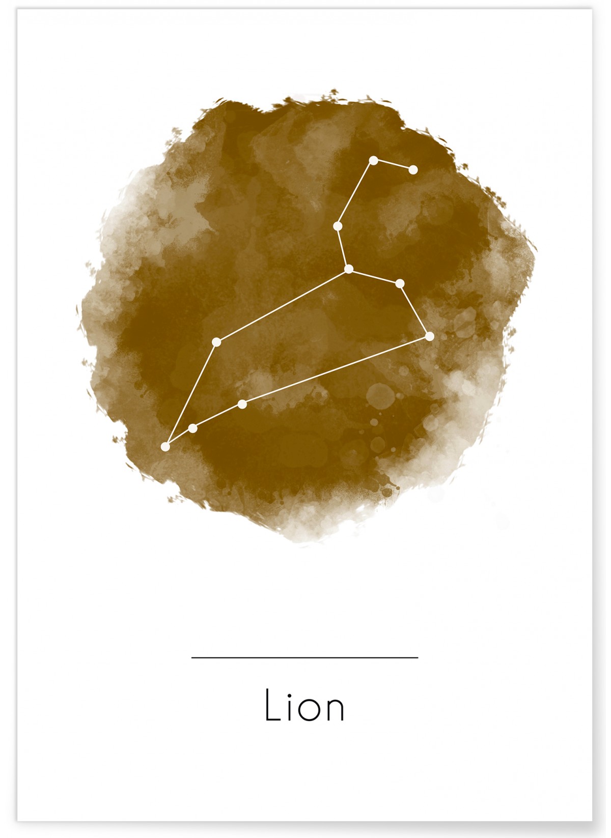 Affiche Lion