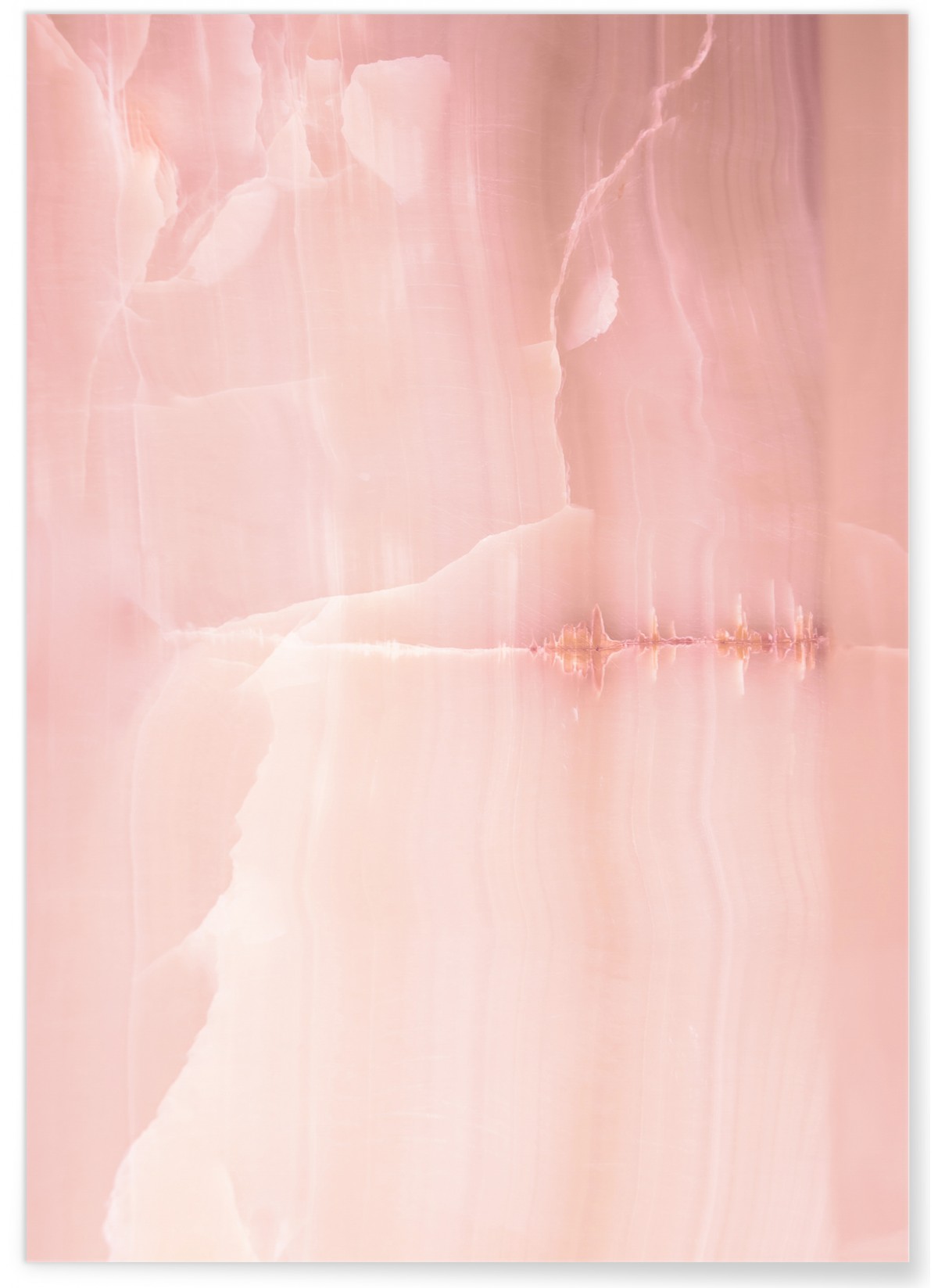 Affiche Marbre Rose