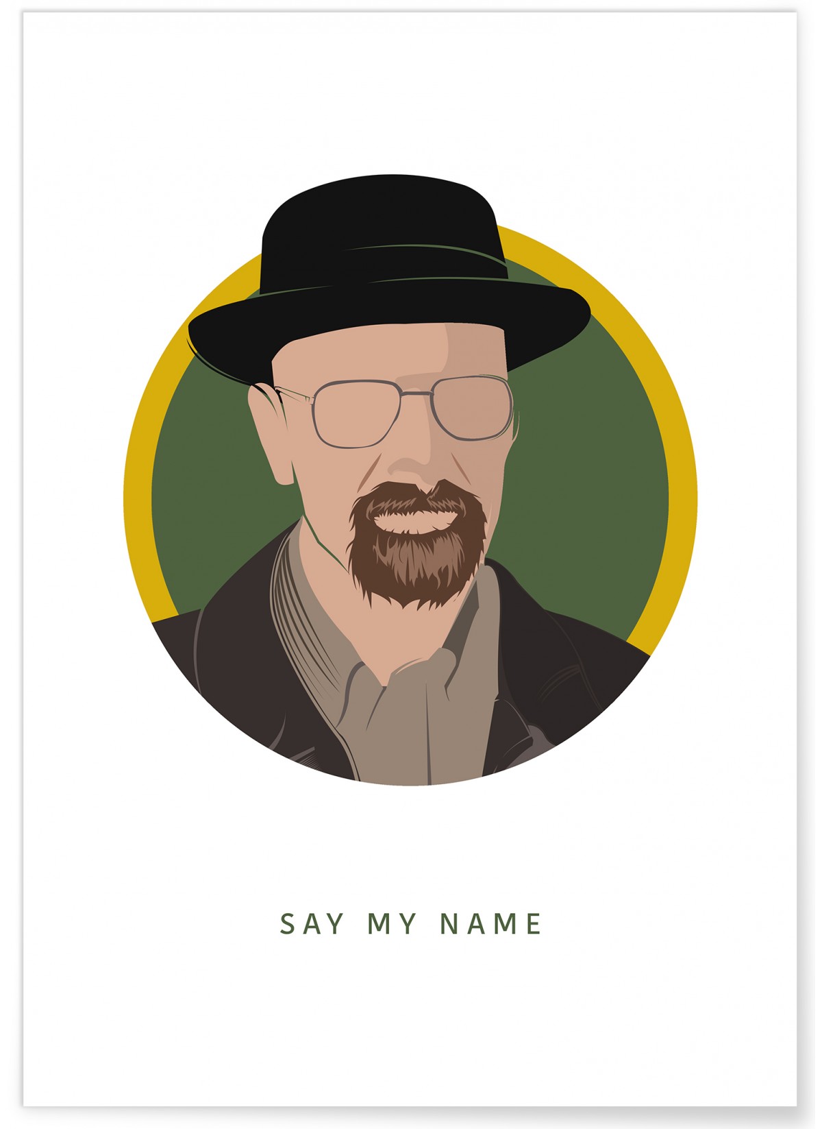 Affiche Walter White : "Say my name"