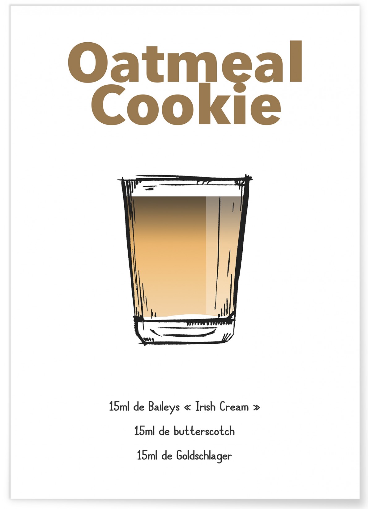 Affiche Shooter Oatmeal Cookie