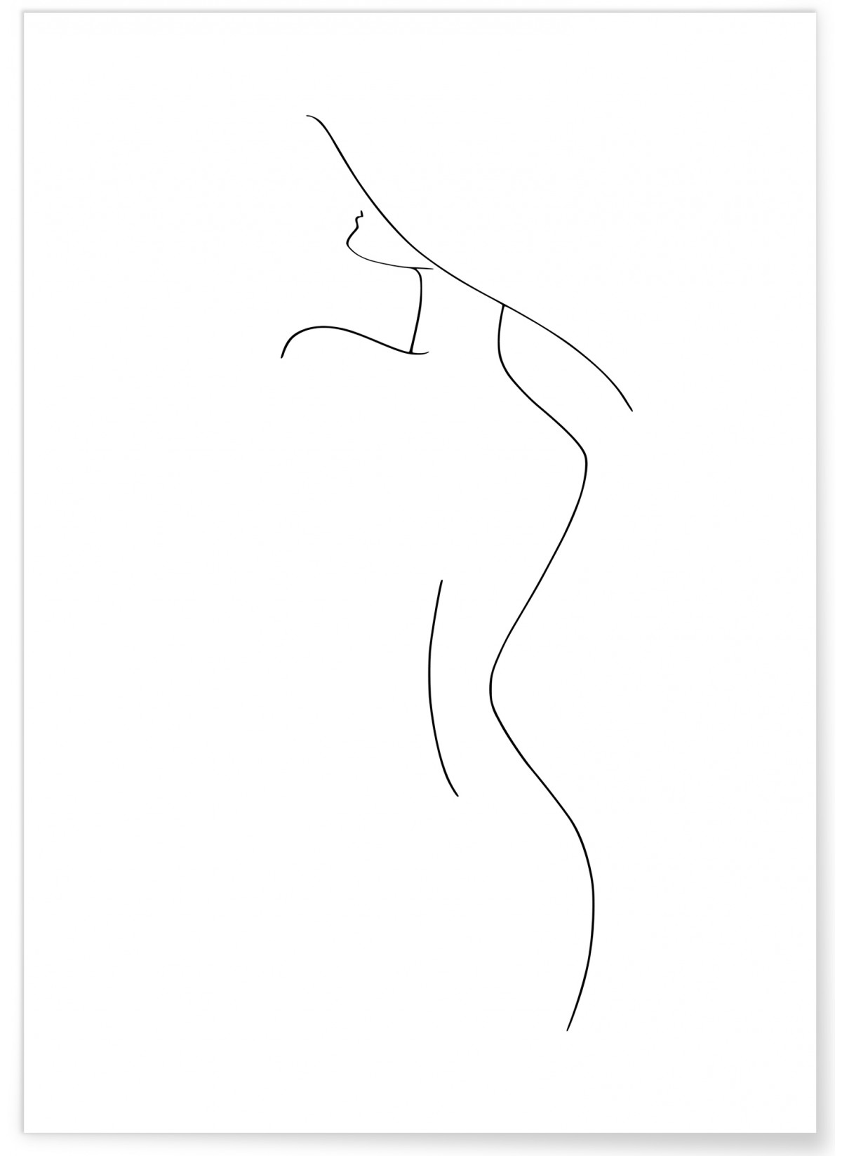 Affiche Line Art Women