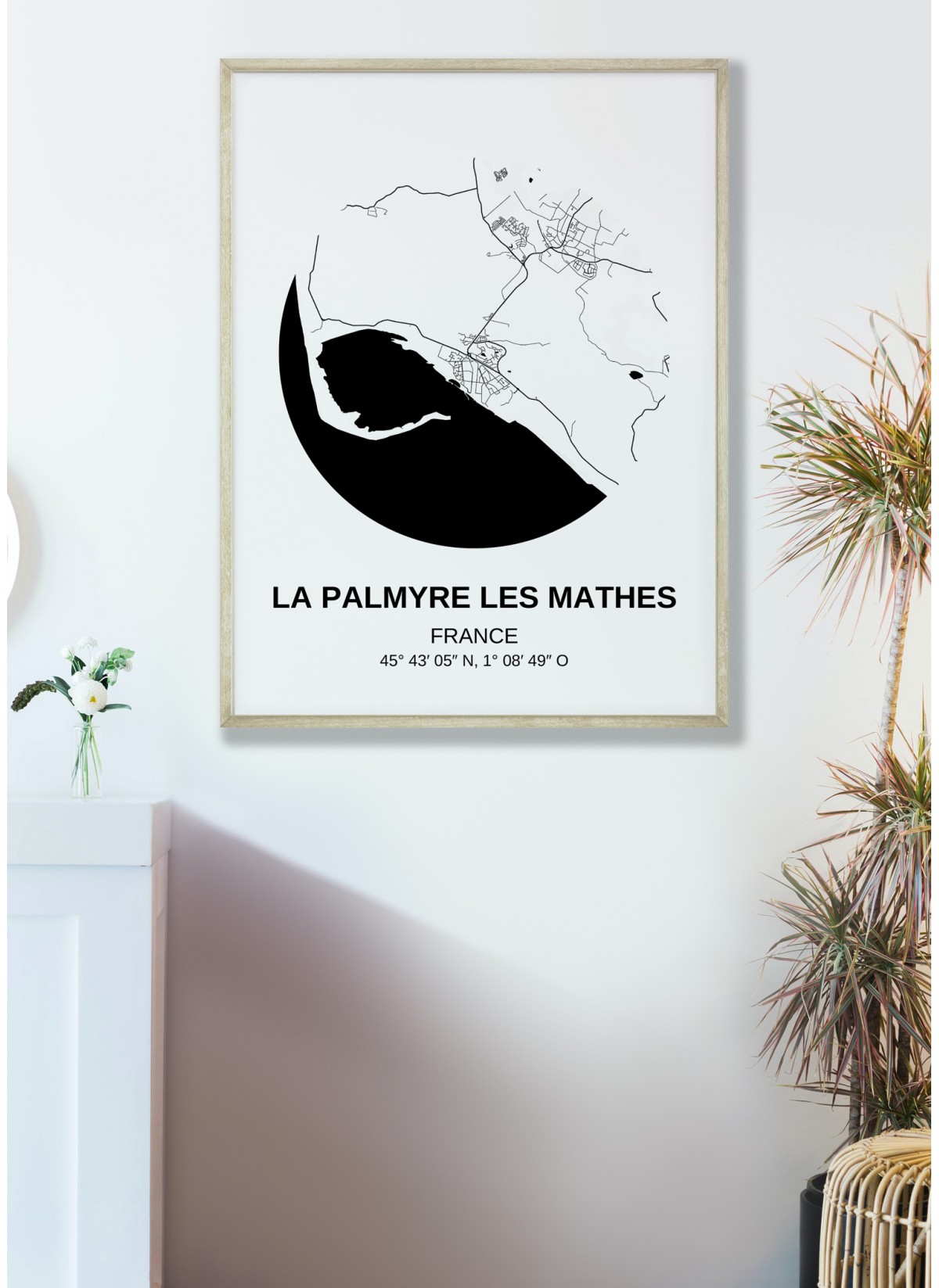 Affiche Carte La Palmyre les Mathes