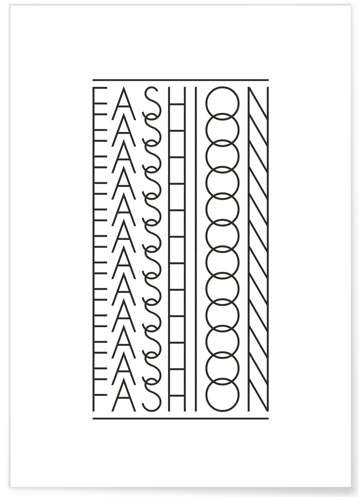 Affiche "Fashion"