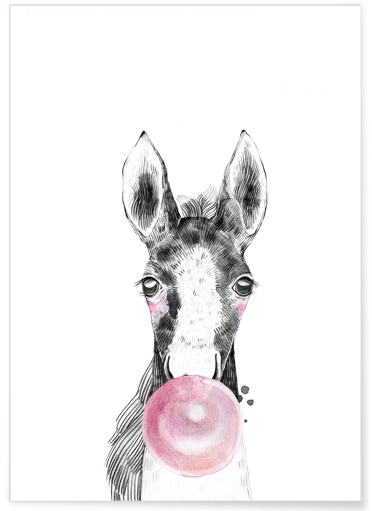 Affiche Bulle de Cheval
