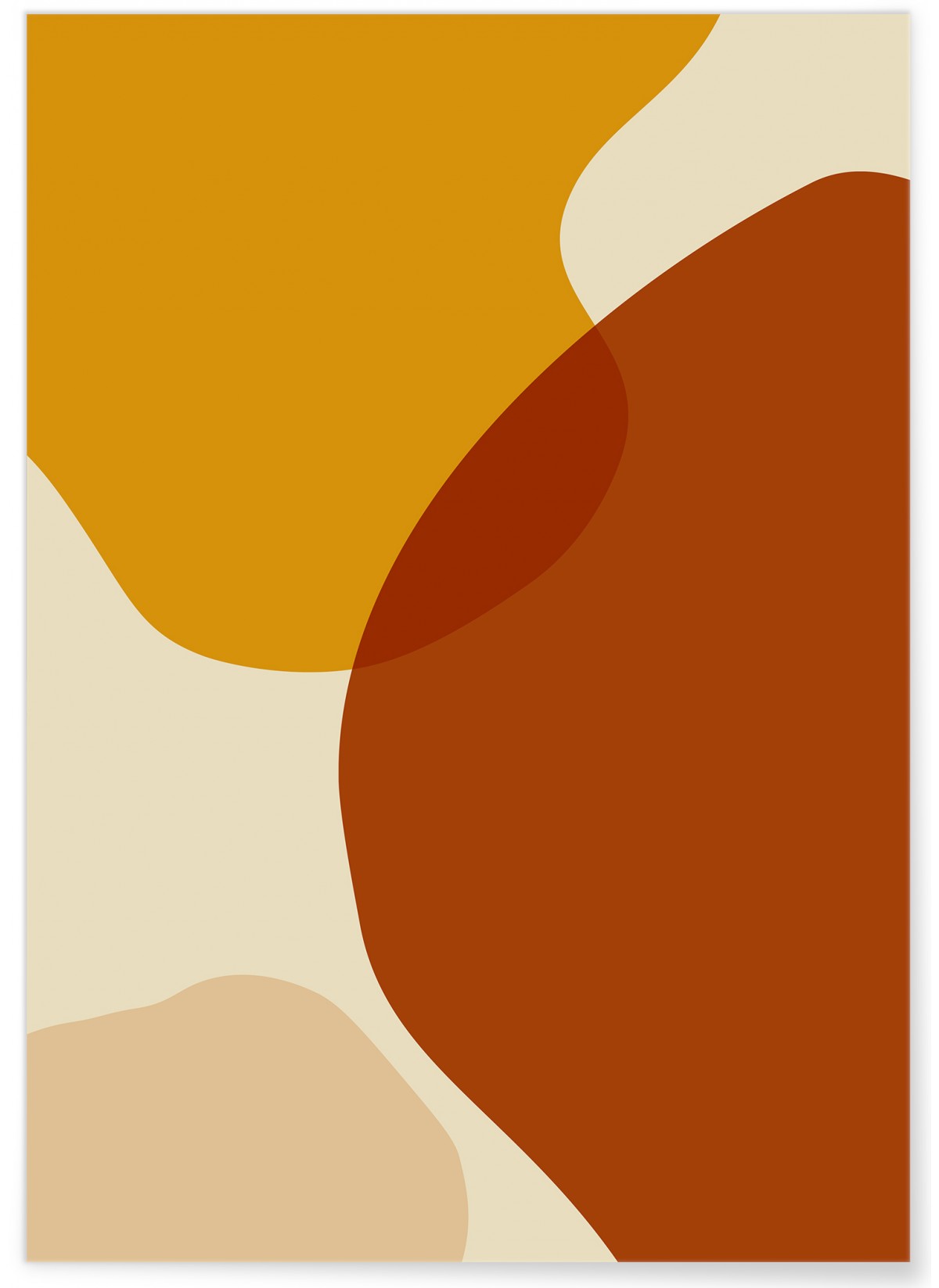 Affiche abstraite pour décorer un salon  | L'Afficherie