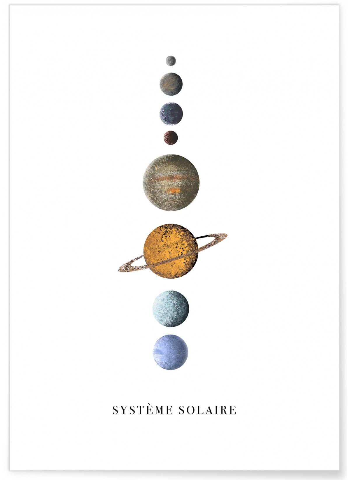 Affiche Système Solaire