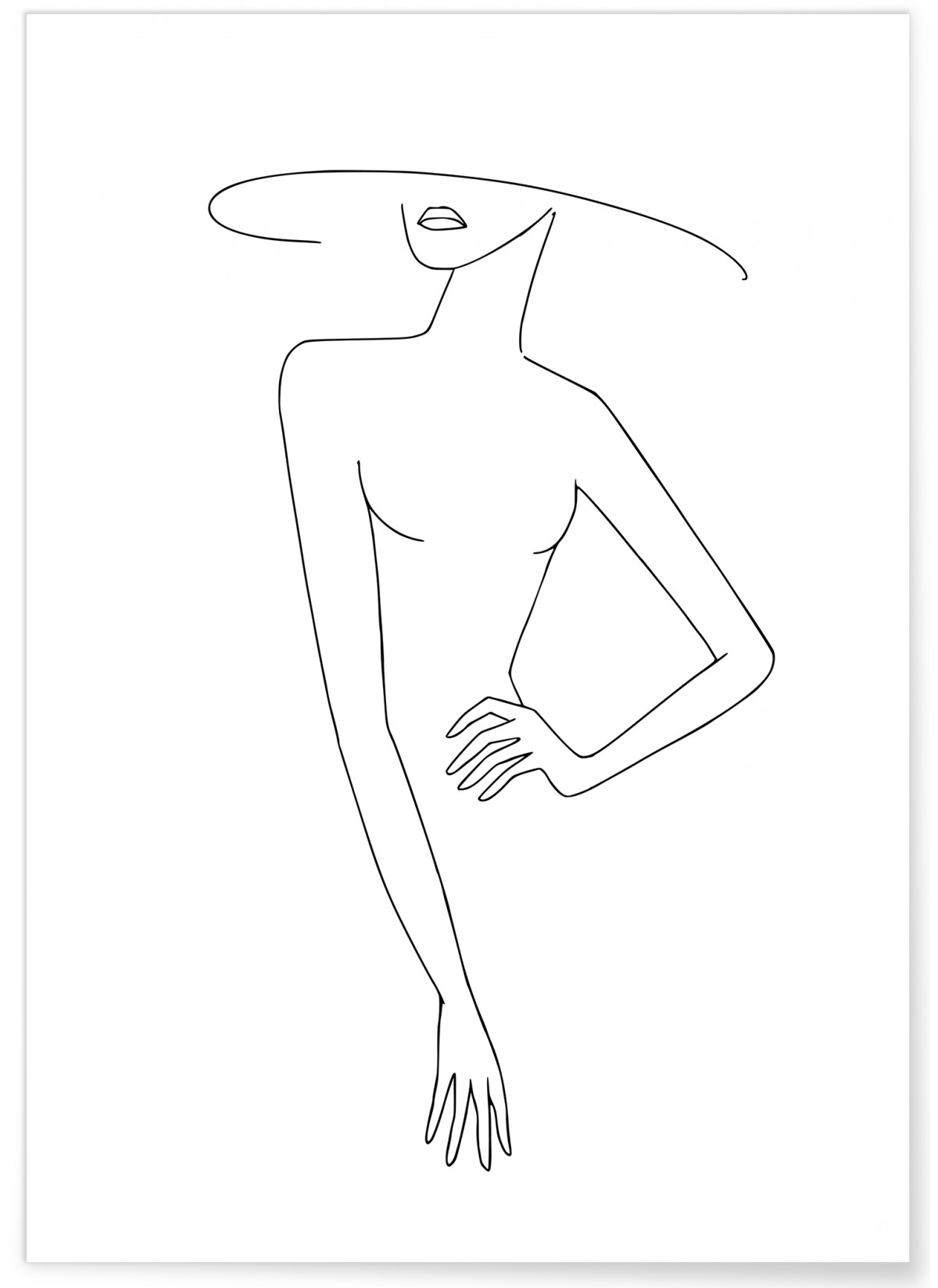 Affiche Line Art Women 4