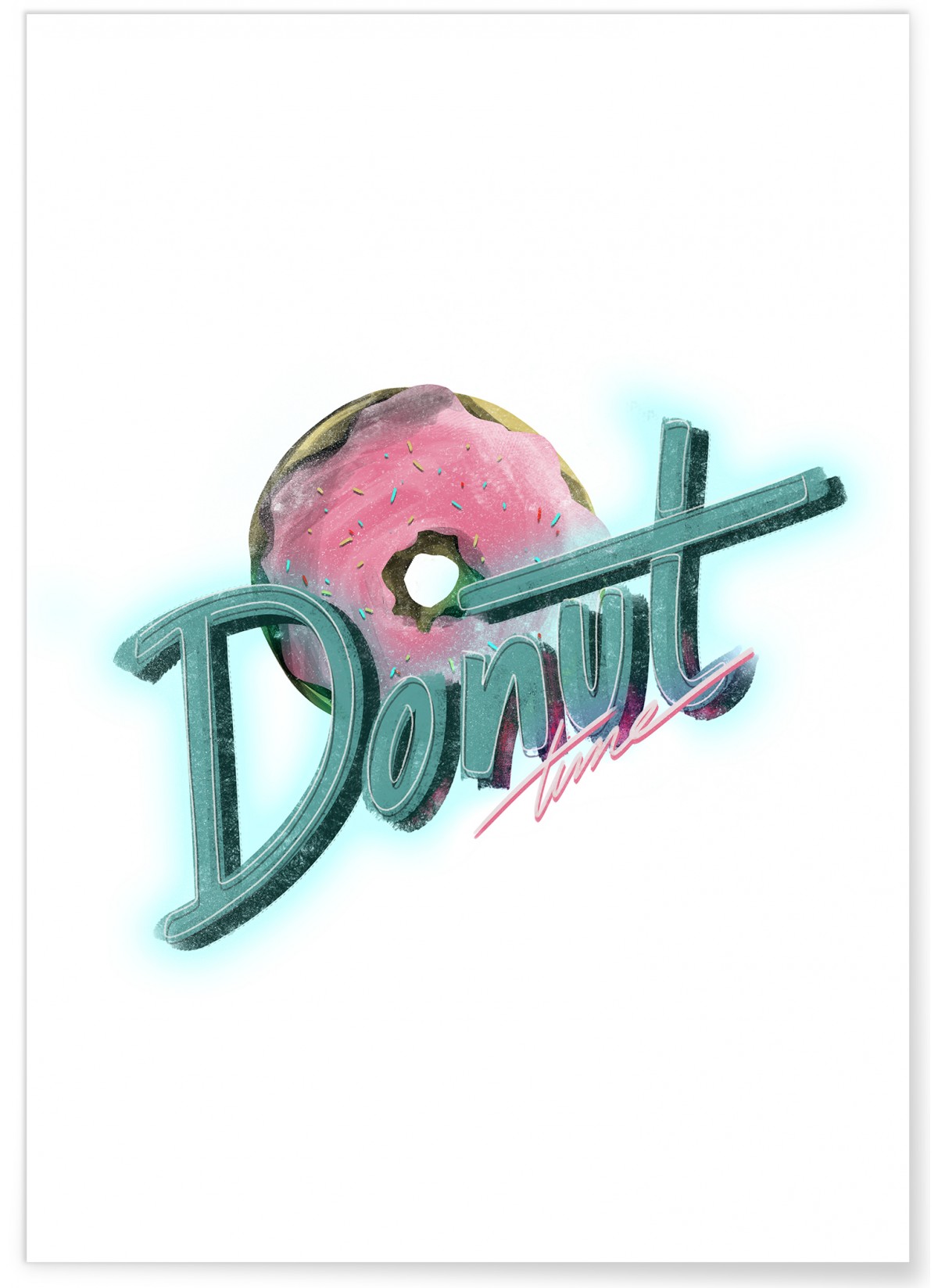 Affiche Donut Time