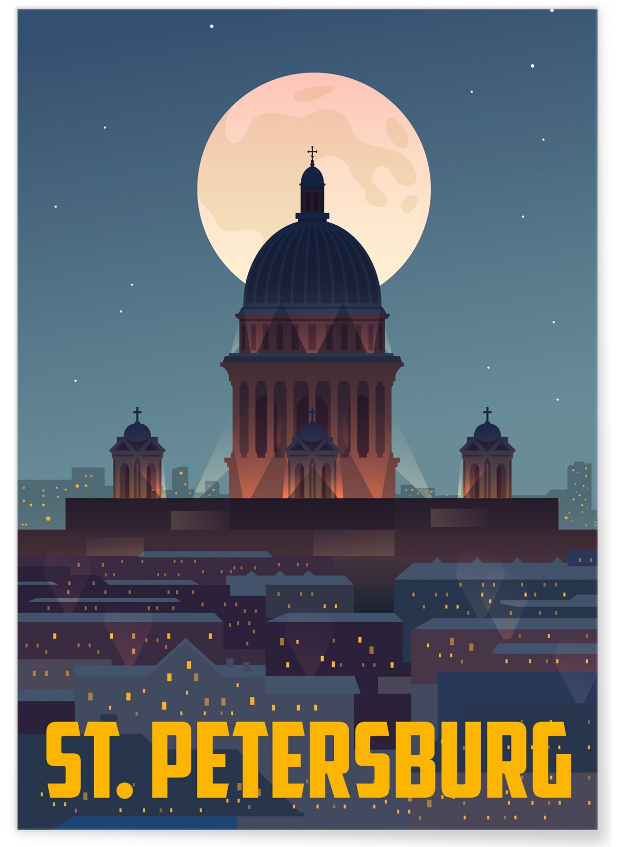 Affiche St-Petersburg
